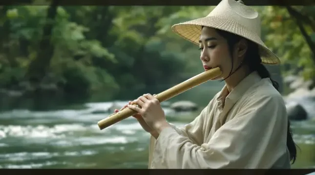 竹笛悠扬 - 三妹影院竹影清风影像